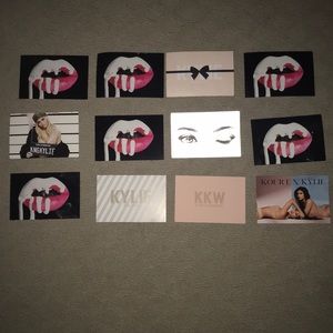 Kylie cosmetics postcards